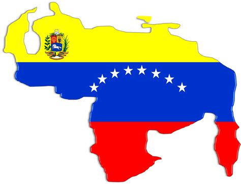 mapa de venezuela silueta